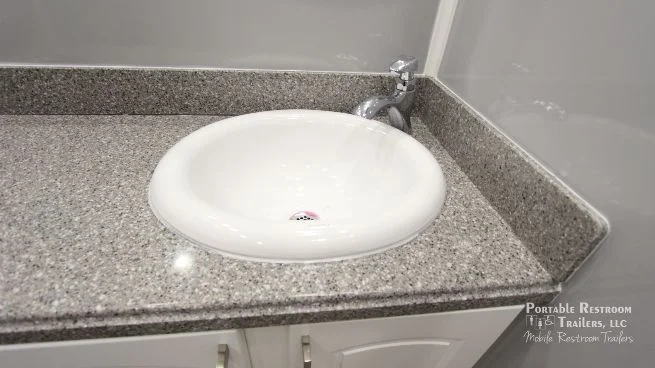 2 Station Restroom Trailer | Affordable Advantage Series - Image 5