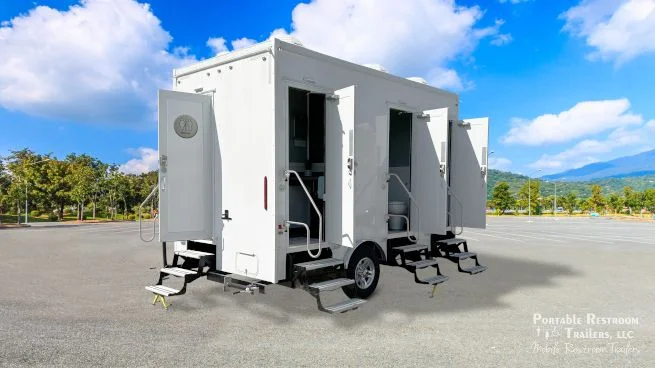 4 Station Restroom Trailer | SOLAR Quietude Series - Green Certified - 3 Season - Image 12