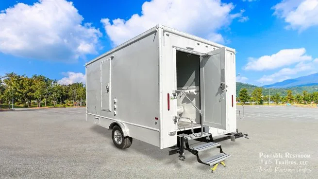 4 Station Restroom Trailer | SOLAR Quietude Series - Green Certified - 3 Season - Image 9