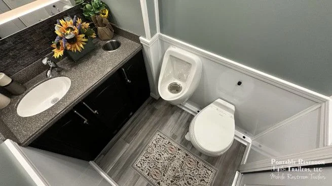 2 Station Restroom Trailer | SOLAR Quietude Series - Green Certified - 4 Season
