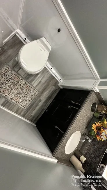 2 Station Restroom Trailer | SOLAR Quietude Series - Green Certified - 4 Season - Image 5