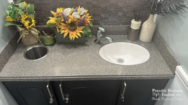 2 Station Restroom Trailer | SOLAR Quietude Series - Green Certified - 4 Season - Image 6