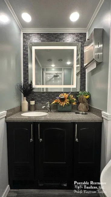 2 Station Restroom Trailer | SOLAR Quietude Series - Green Certified - 4 Season - Image 9