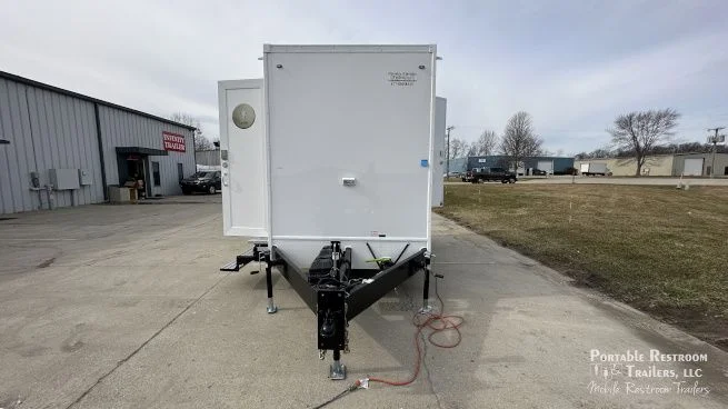 3 Station Green Certified Restroom Trailer | SOLAR Quietude Series - Image 16