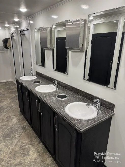 USED (9-2) 11 Station Restroom Trailer - Gender Specific