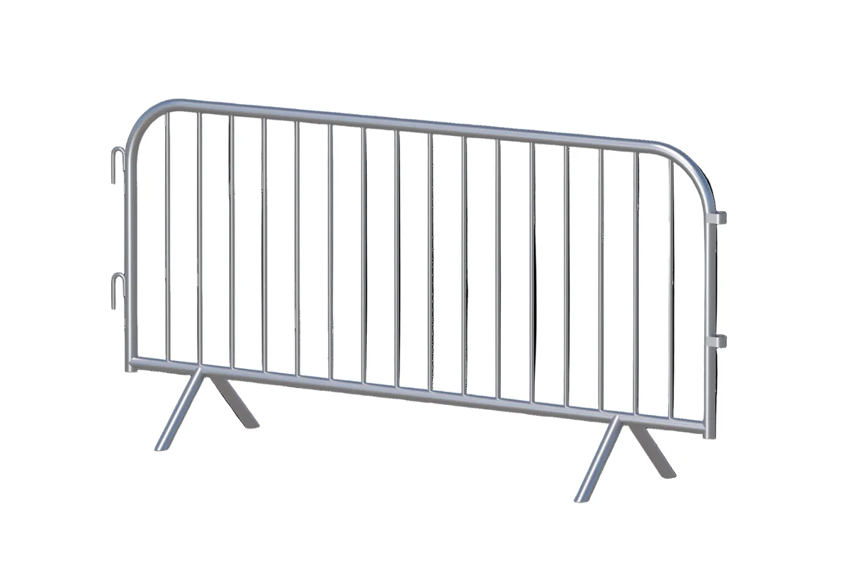 Crowd Control Barriers - 3'7.2" Tall x 7'6" Wide with 16 bars
