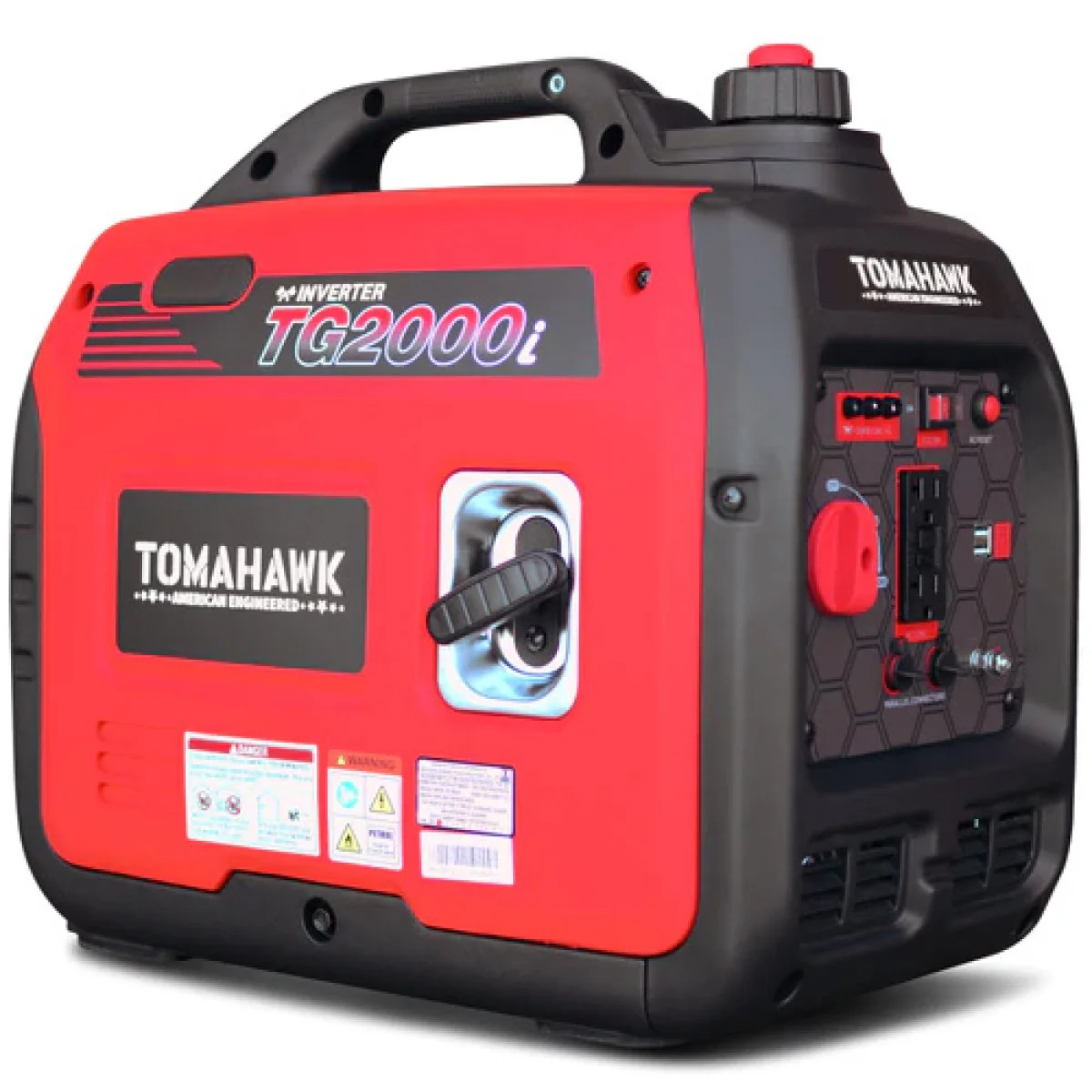 Tomahawk TG2000i 2000 Watt Inverter Gas Power Portable Generator - Image 2