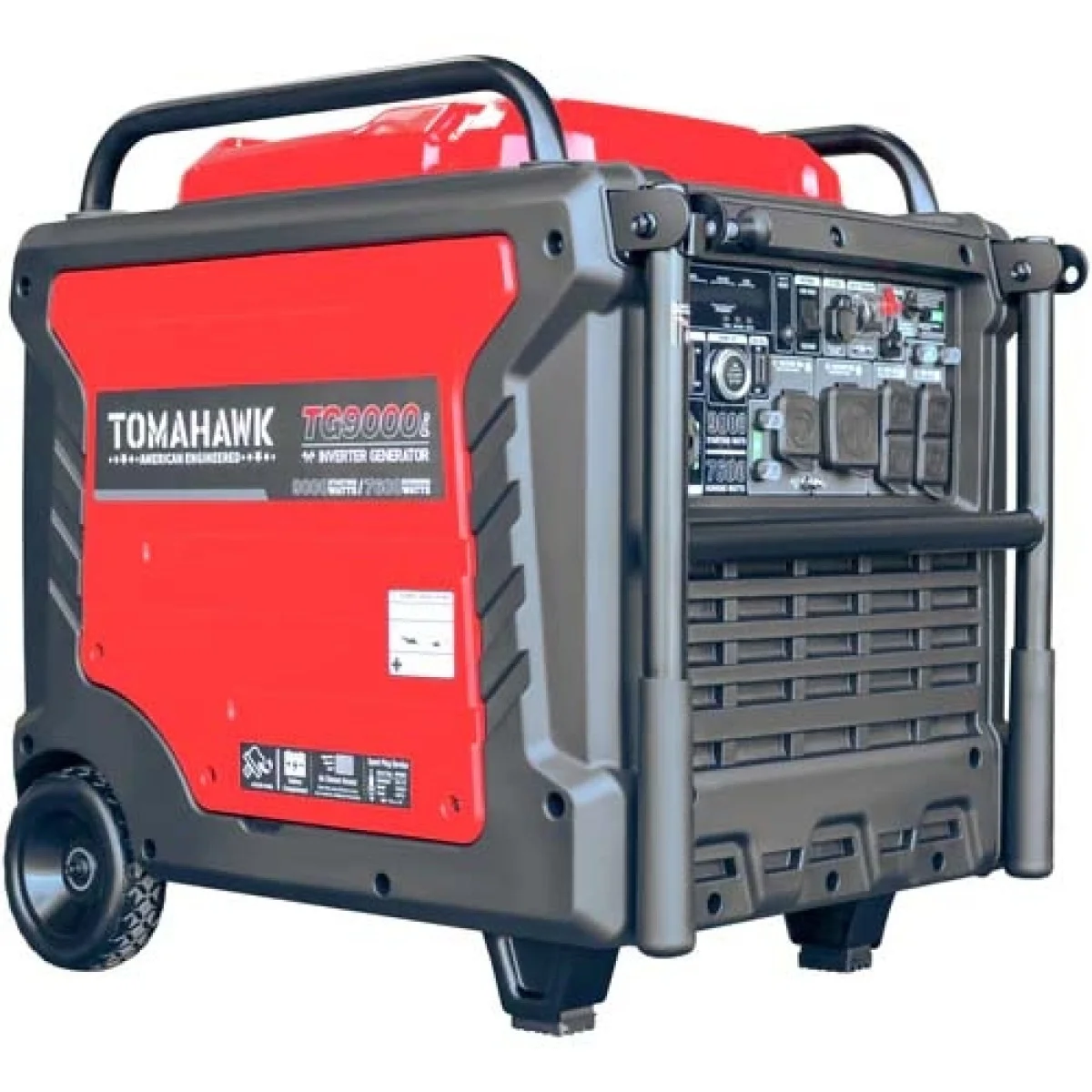 Tomahawk TG9000i 9000 Watt Inverter Gas Power Portable Generator - Image 2