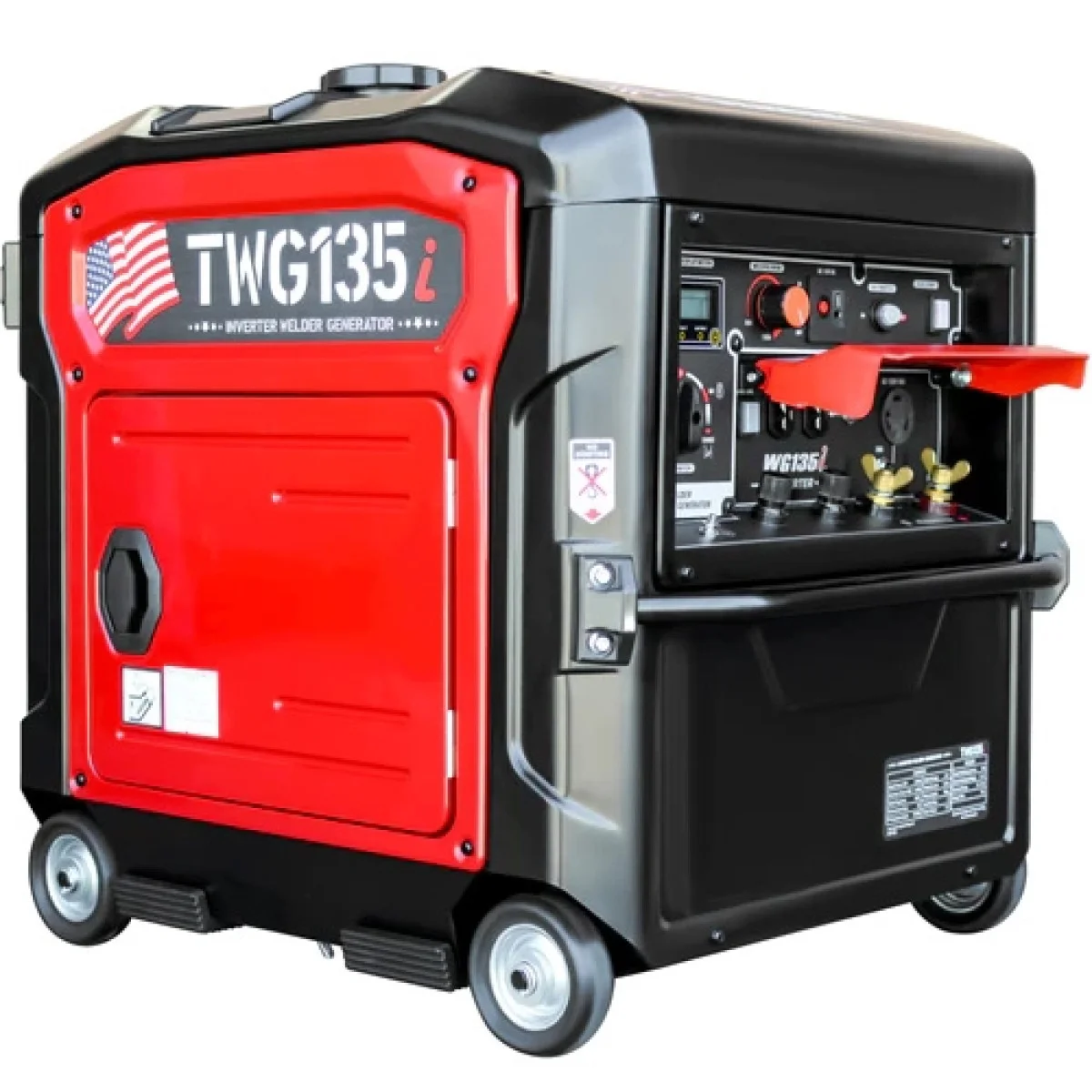 Tomahawk TWG135A 135 Amp Engine Driven Welder Generator 3300 Watt 5 HP Engine - Image 2
