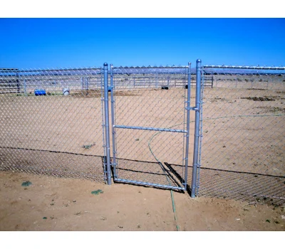 Temporary Fence Panel - 8'6" Tall x 8' Wide Panel: Gate Kit - Image 2