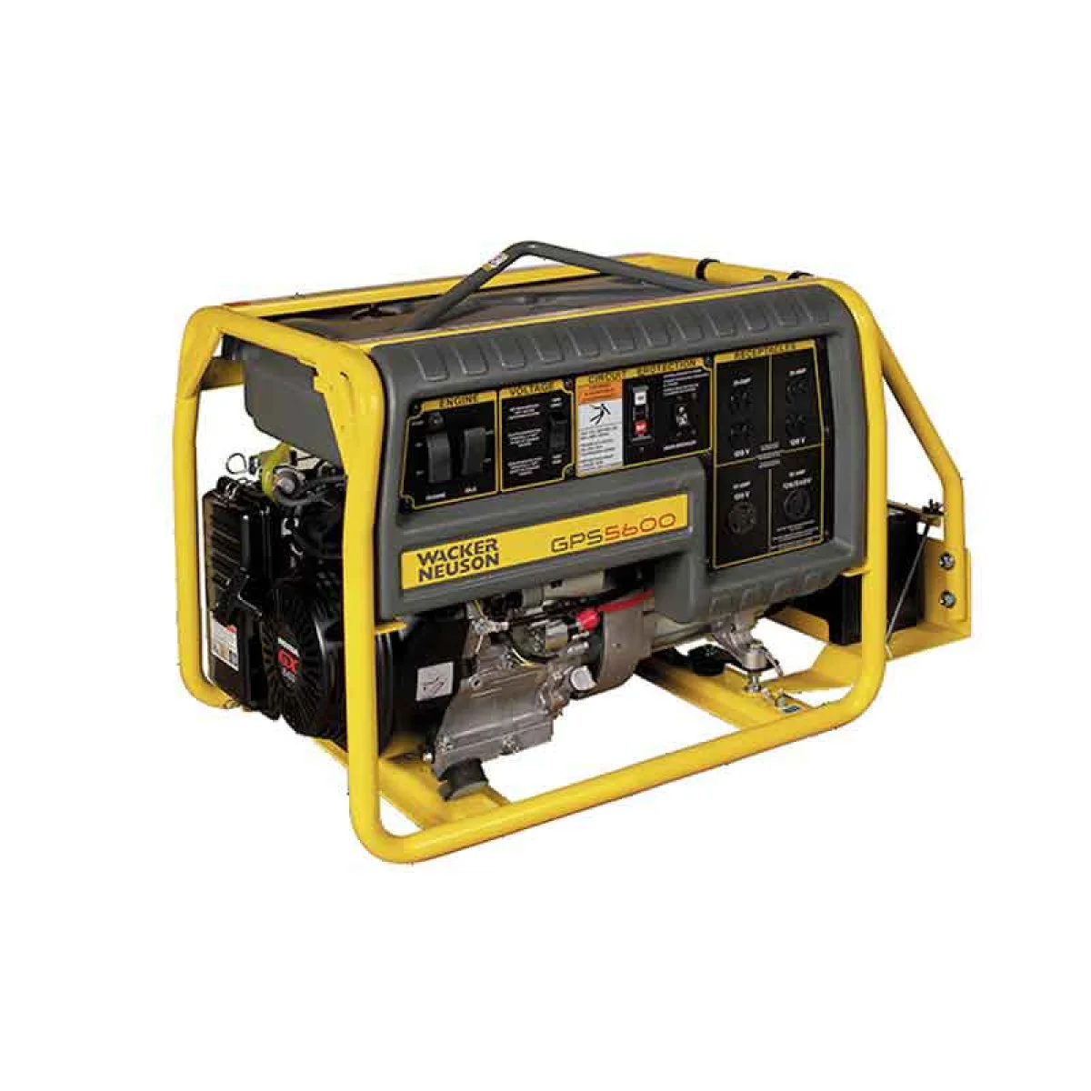 Wacker 5600W Portable Generator With Electric Start GPS5600 - Image 2