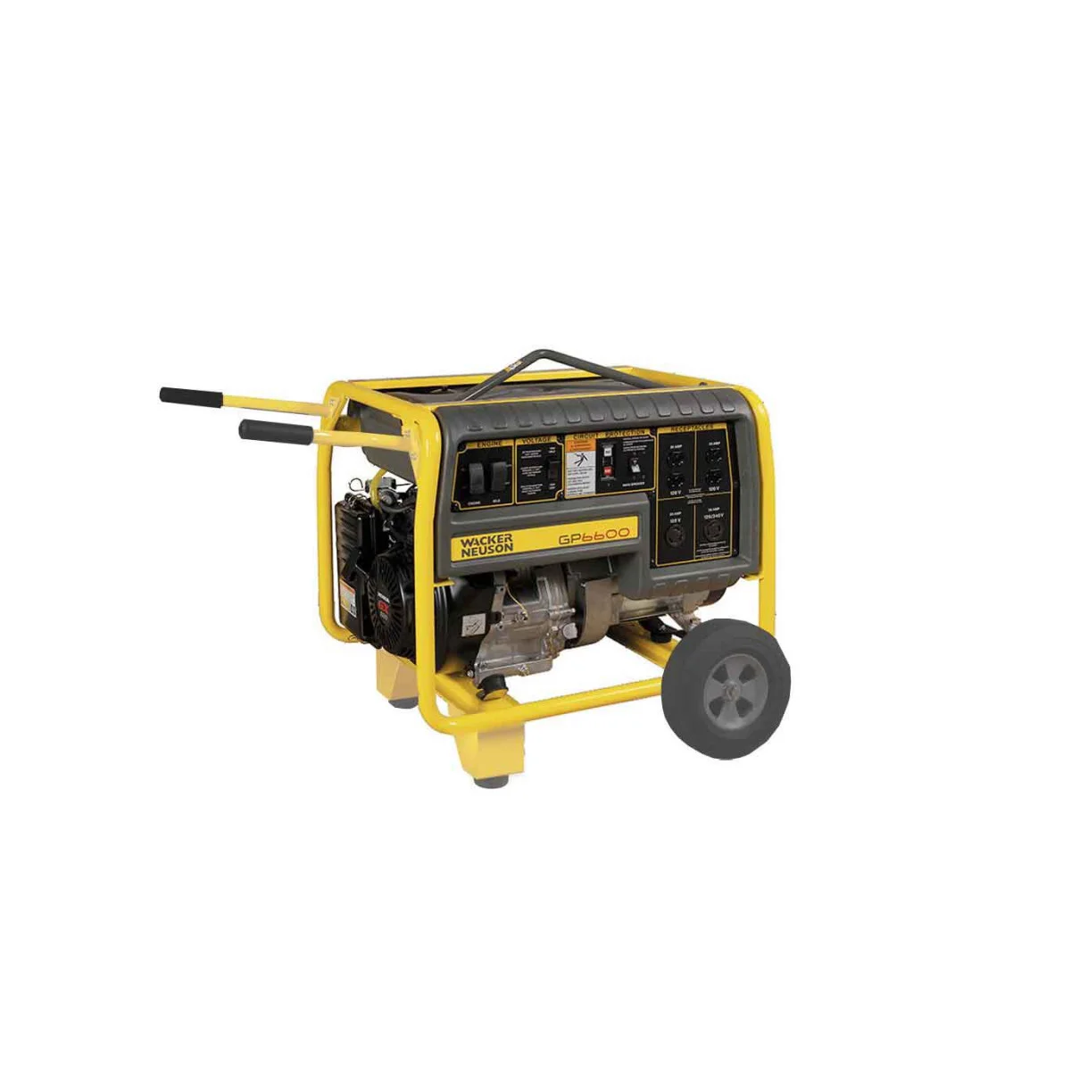 Wacker 6600W Portable Generator With Wheel Kit GP6600A - Image 2