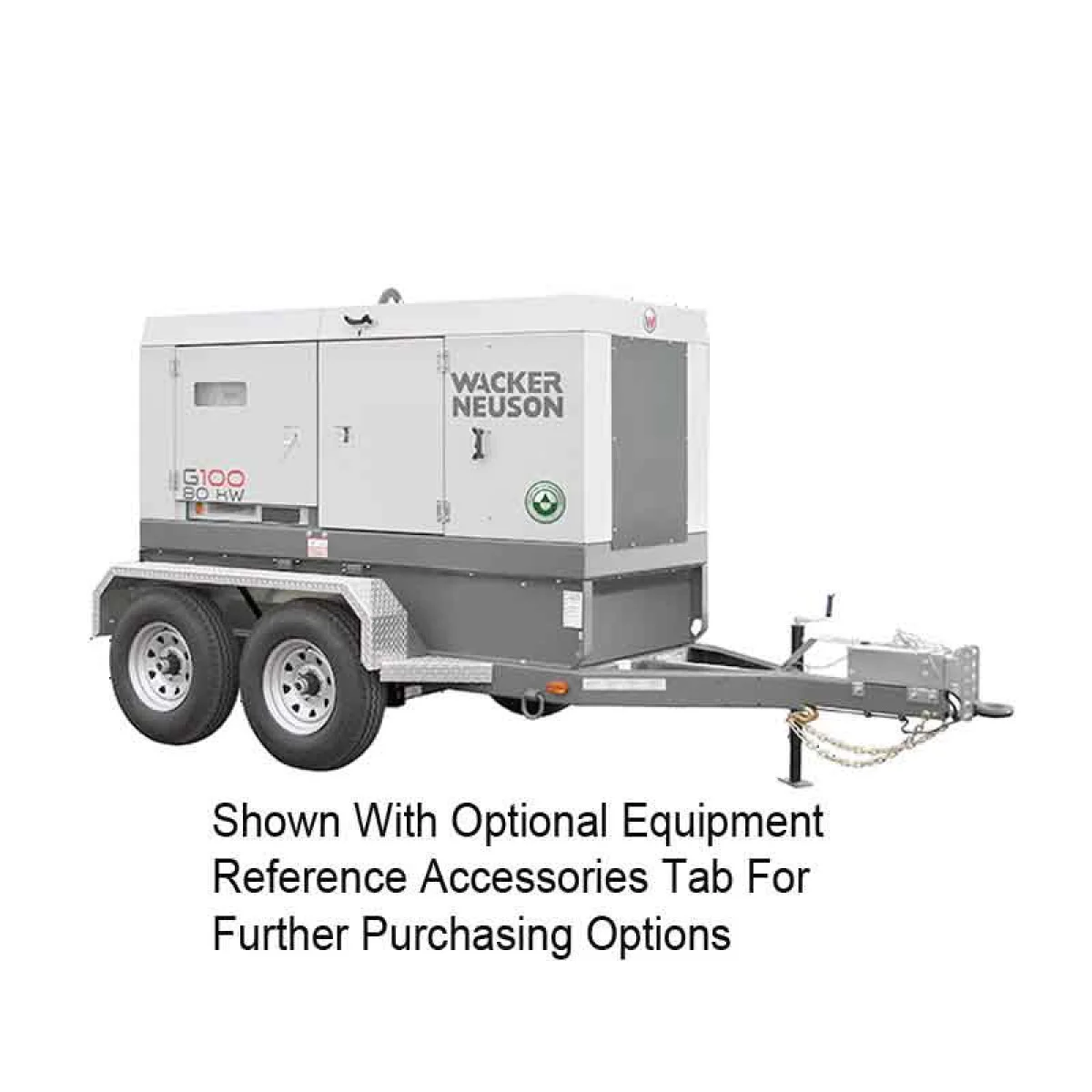 Wacker 80kW Mobile Generator G100 T4F - Image 2