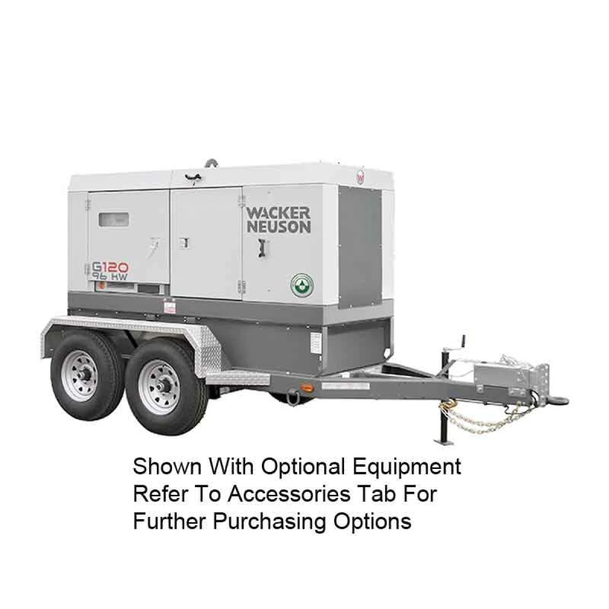 Wacker 96kW Mobile Generator G130 Cold Weather Edition T4F - Image 2