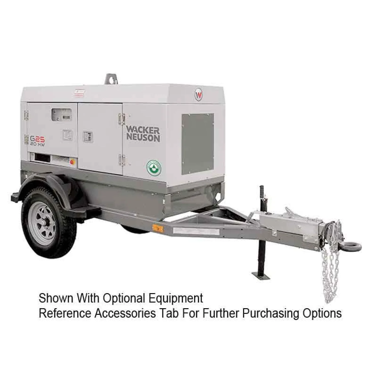 Wacker 21.4kW Mobile Generator G25 Cold Weather Edition T4F - Image 2
