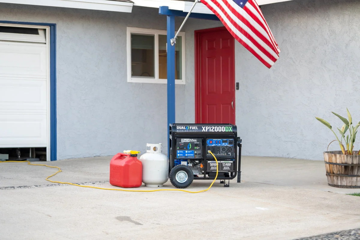 12,000 Watt Dual Fuel Portable Generator w/ CO Alert - Image 14