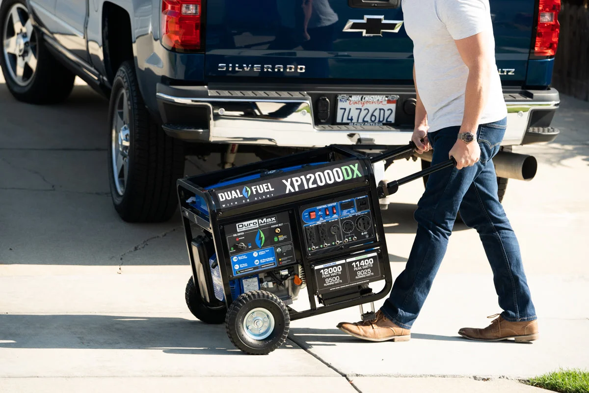 12,000 Watt Dual Fuel Portable Generator w/ CO Alert - Image 17