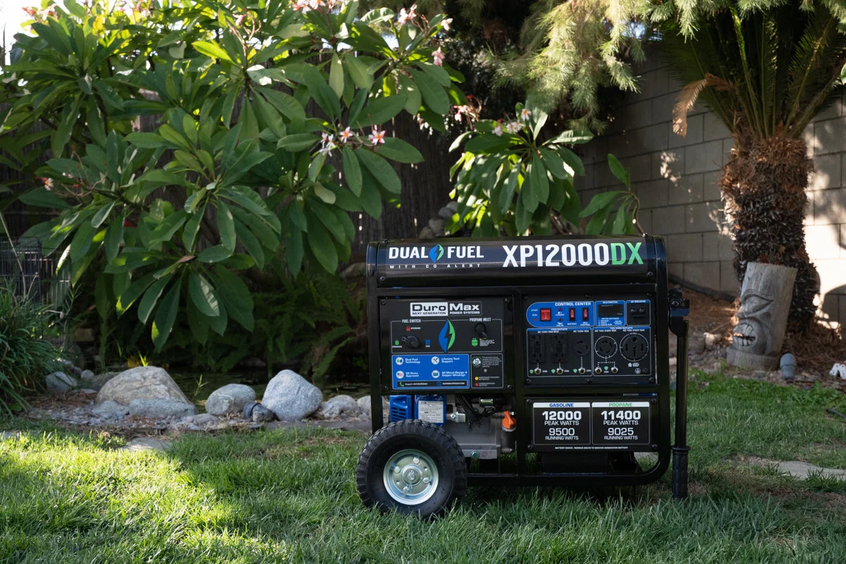12,000 Watt Dual Fuel Portable Generator w/ CO Alert - Image 19