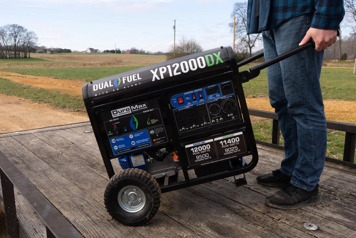 12,000 Watt Dual Fuel Portable Generator w/ CO Alert - Image 20