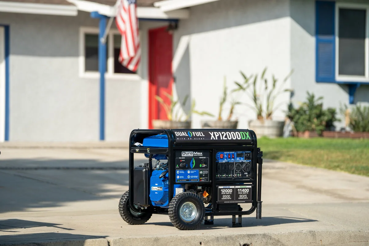 12,000 Watt Dual Fuel Portable Generator w/ CO Alert - Image 22