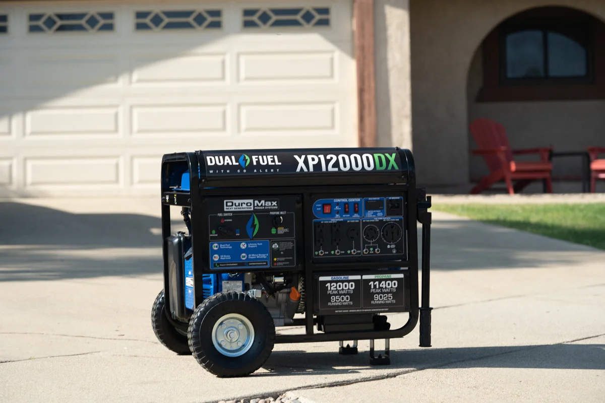 12,000 Watt Dual Fuel Portable Generator w/ CO Alert - Image 23