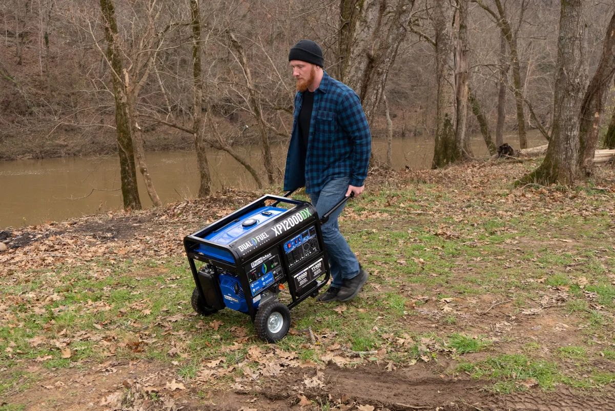 12,000 Watt Dual Fuel Portable Generator w/ CO Alert - Image 25