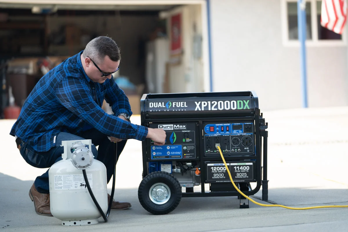 12,000 Watt Dual Fuel Portable Generator w/ CO Alert - Image 34