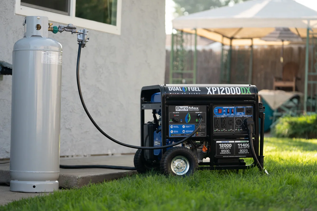 12,000 Watt Dual Fuel Portable Generator w/ CO Alert - Image 36
