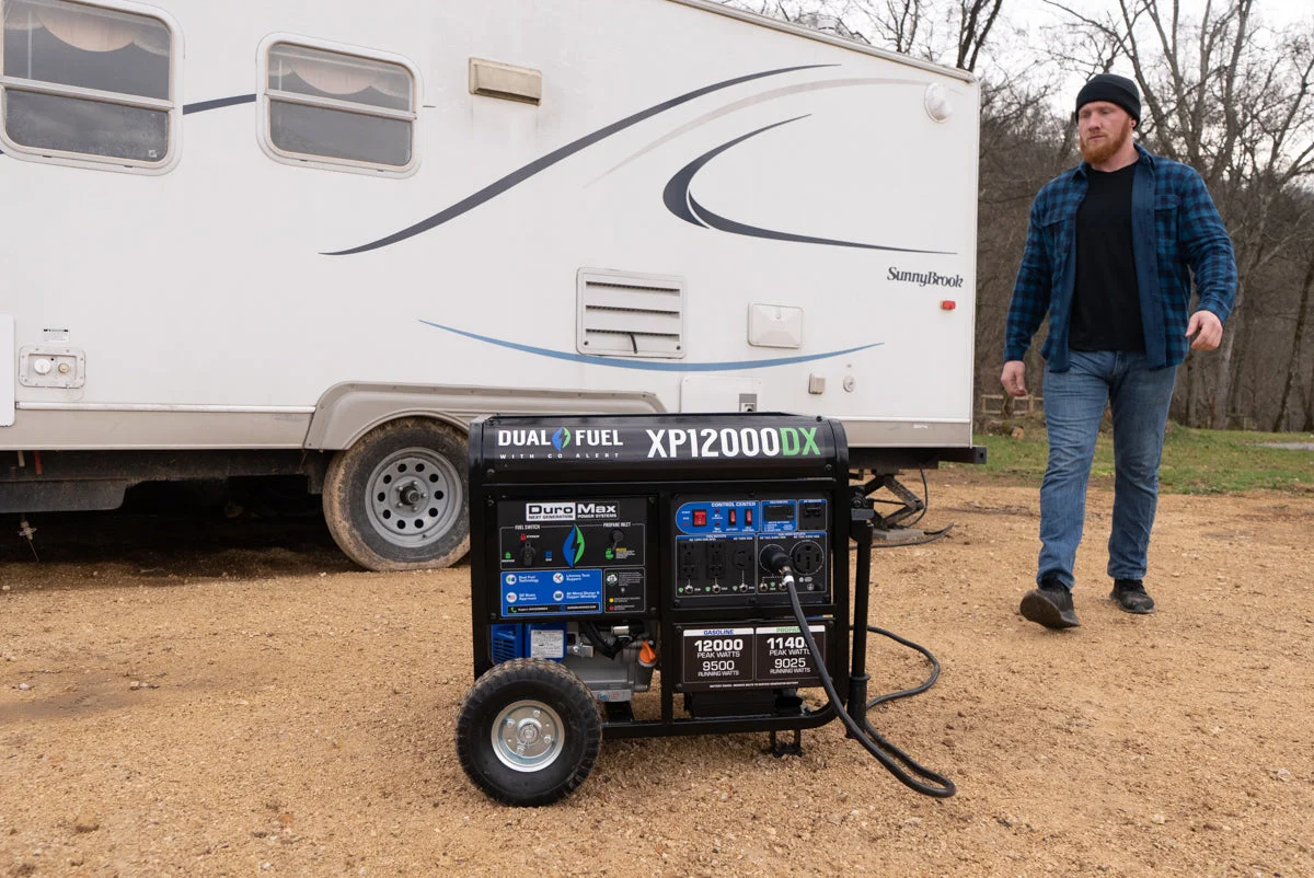 12,000 Watt Dual Fuel Portable Generator w/ CO Alert - Image 38