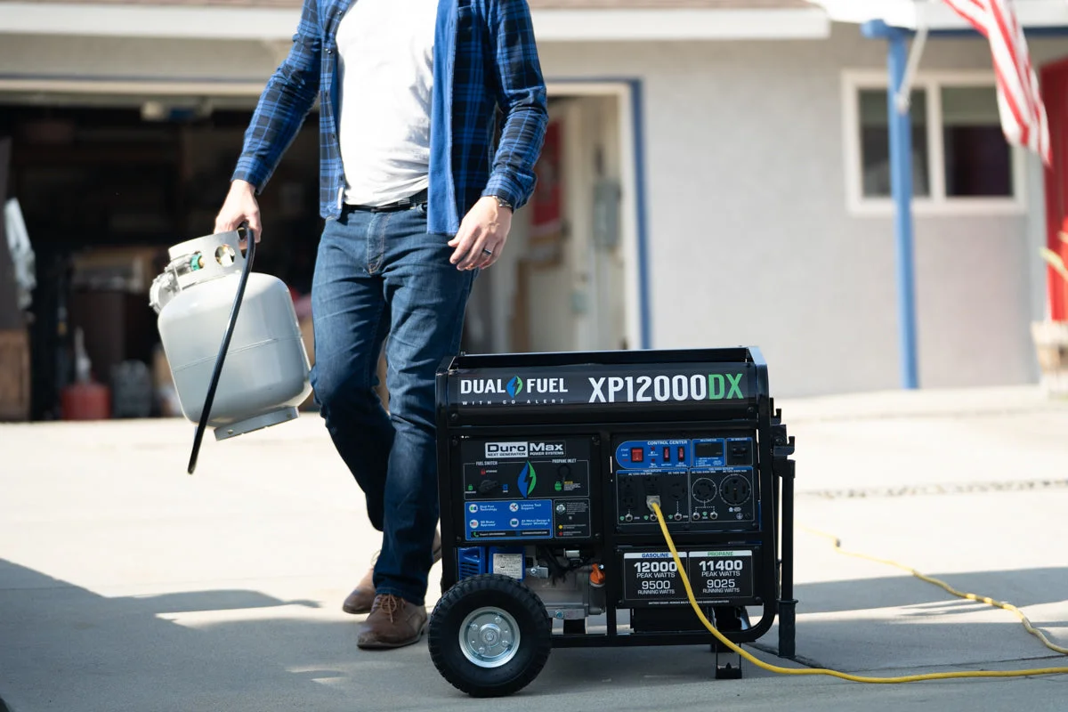 12,000 Watt Dual Fuel Portable Generator w/ CO Alert - Image 39