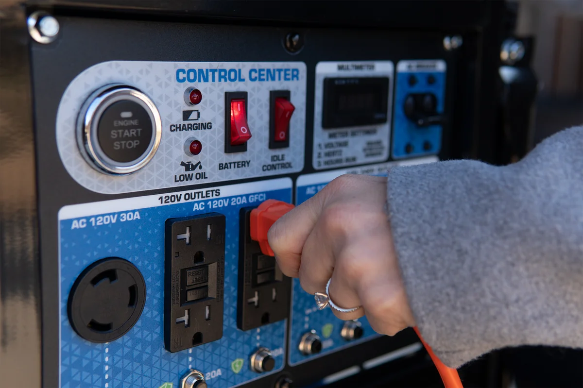 12,000 Watt Dual Fuel Portable HX Generator w/ CO Alert - Image 19