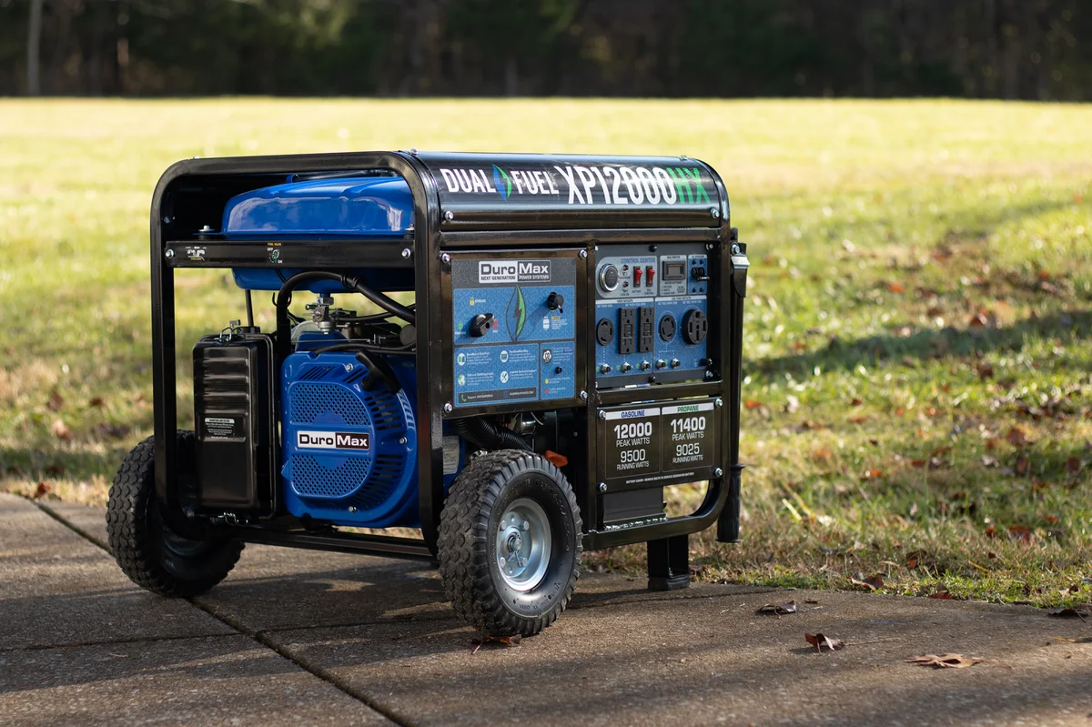 12,000 Watt Dual Fuel Portable HX Generator w/ CO Alert - Image 21