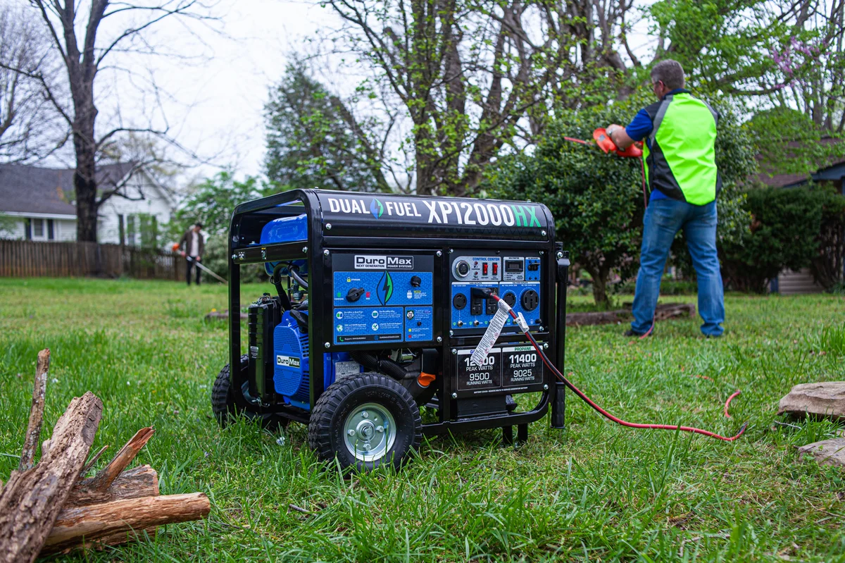 12,000 Watt Dual Fuel Portable HX Generator w/ CO Alert - Image 28