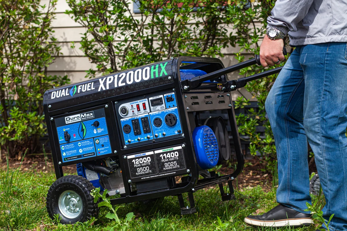 12,000 Watt Dual Fuel Portable HX Generator w/ CO Alert - Image 39