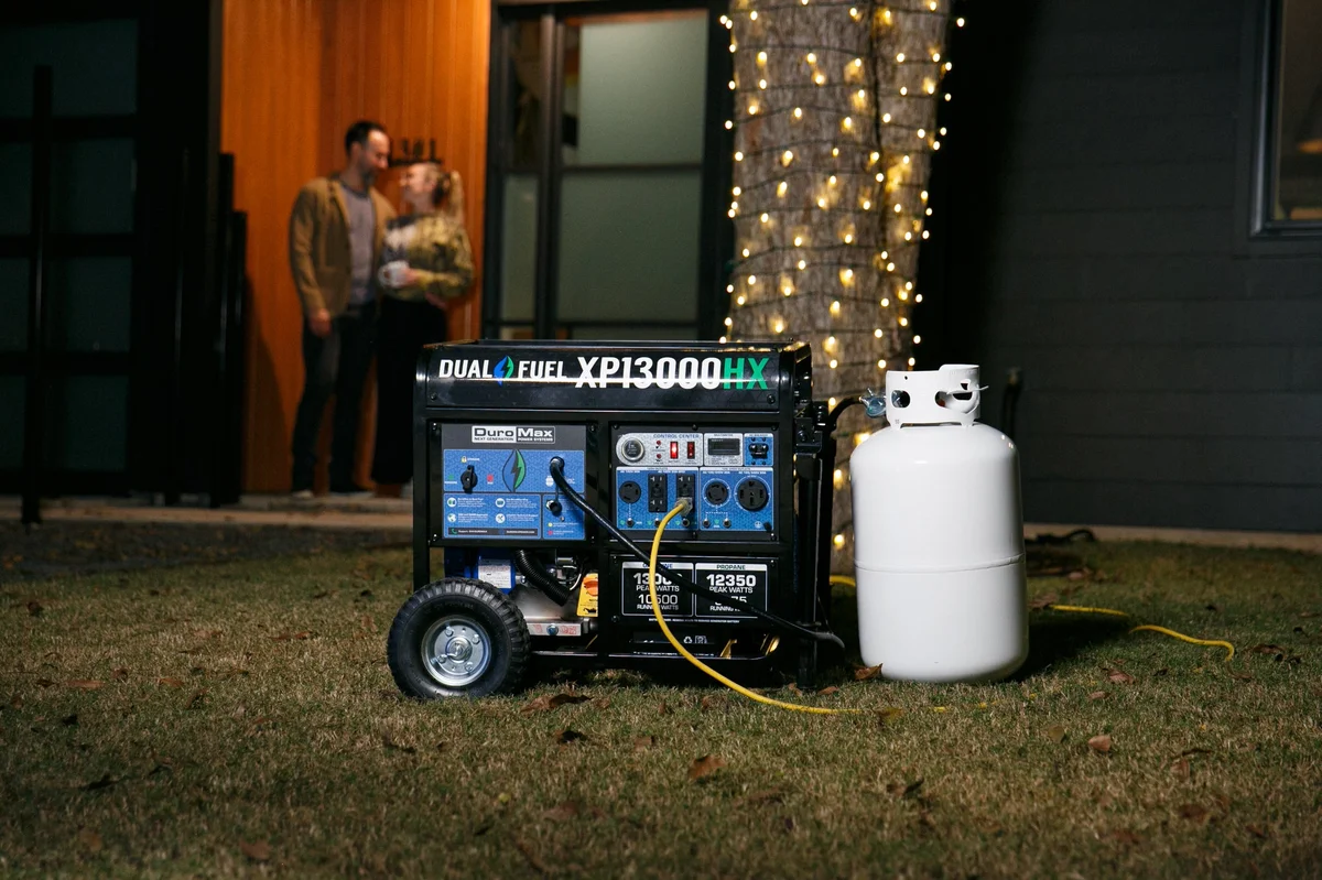 13,000 Watt Dual Fuel Portable HX Generator w/ CO Alert - Image 33