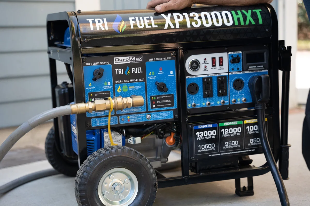 13,000 Watt Tri Fuel Portable HXT Generator w/ CO Alert - Image 21