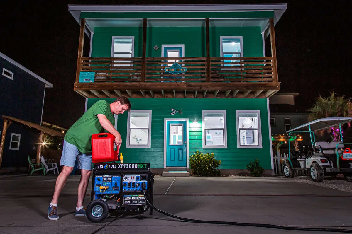 13,000 Watt Tri Fuel Portable HXT Generator w/ CO Alert - Image 34