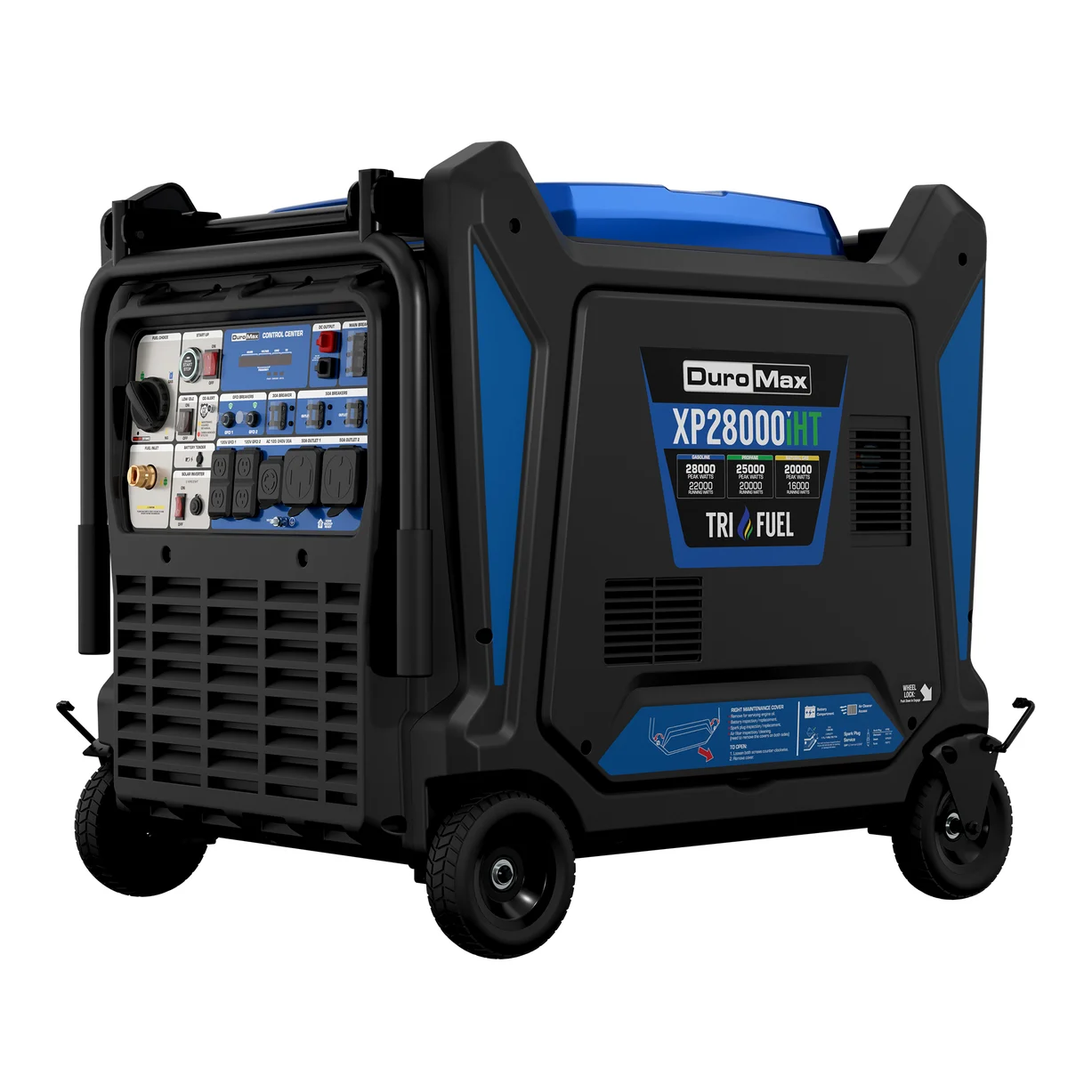 28,000 Watt Tri Fuel Portable Inverter Generator w/ CO Alert