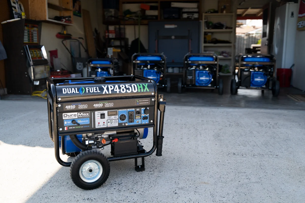 4,850 Watt Dual Fuel Portable HX Generator w/ CO Alert - Image 26