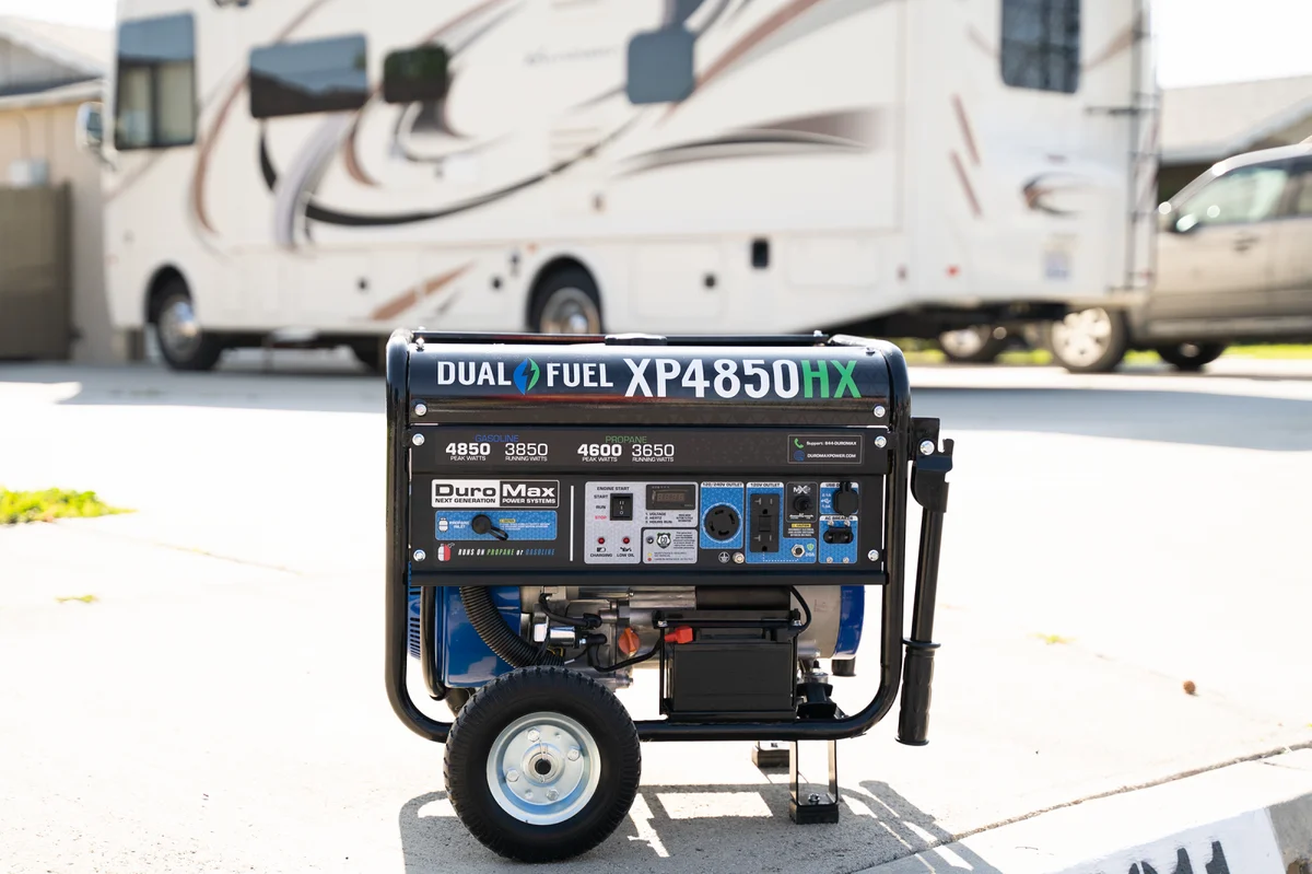 4,850 Watt Dual Fuel Portable HX Generator w/ CO Alert - Image 34