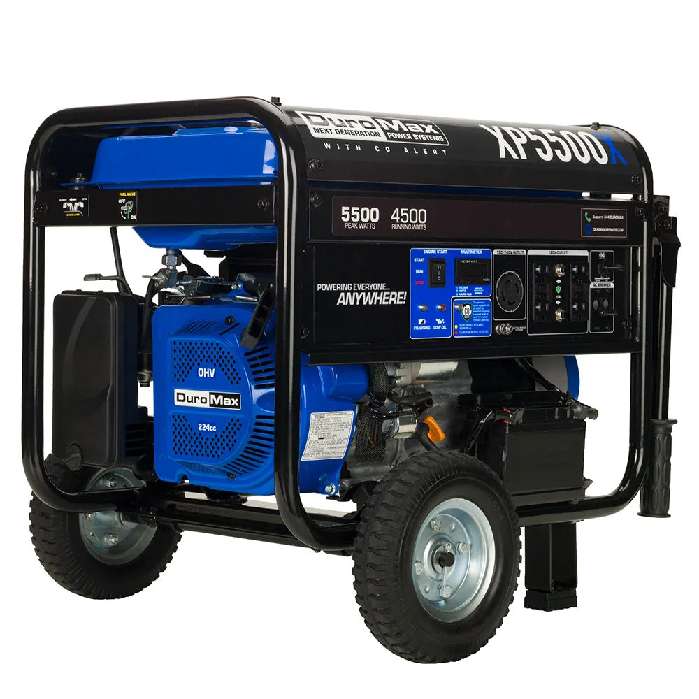 5,500 Watt Gasoline Portable Generator w/ CO Alert