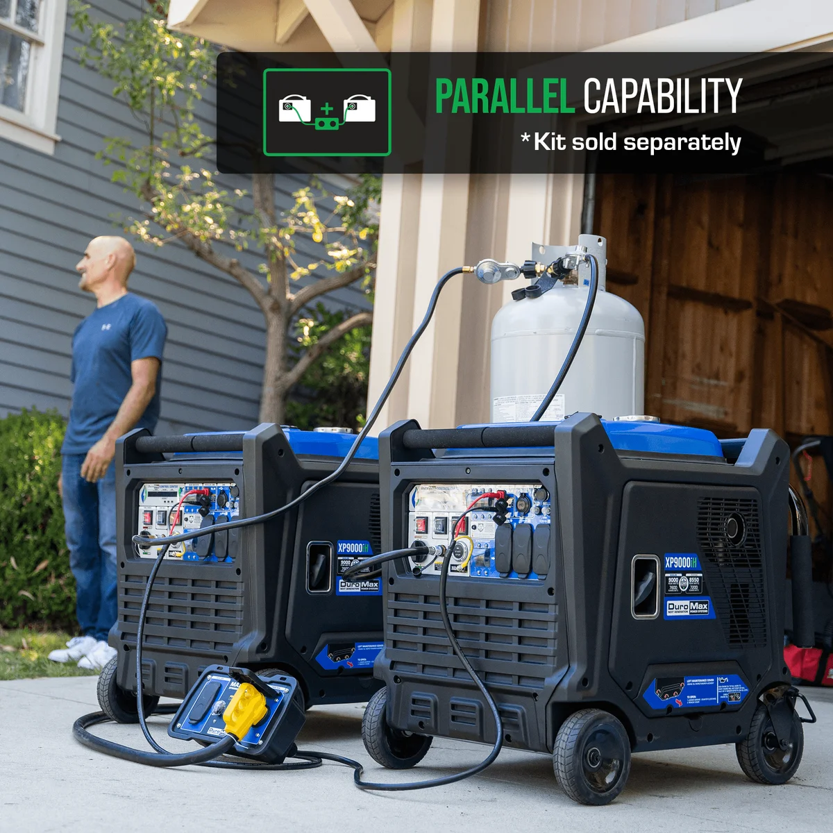 9,000 Watt Portable Dual Fuel Inverter Generator - Quiet, Low THD - Image 10