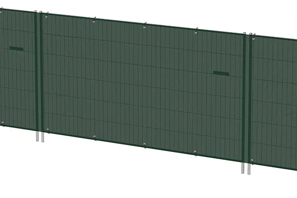 50' Roll Privacy Screen in Various Colors with 85% Blockage for Anti-Climb Temporary Fence